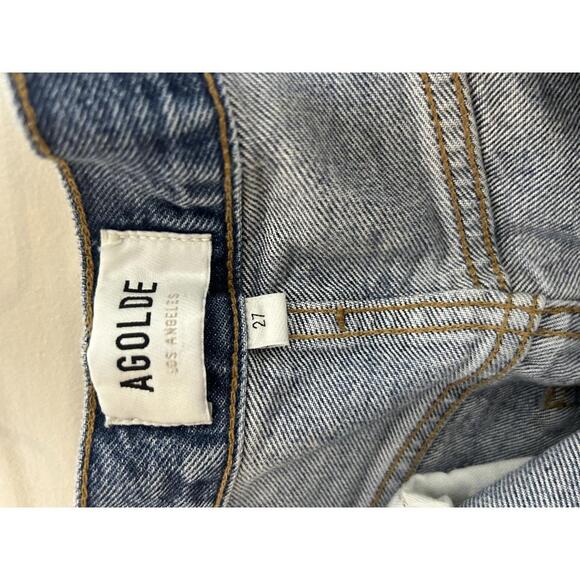 AGOLDE '90s Crop Mid-Rise Straight Leg Jeans Size 27 New - Picture 5 of 10